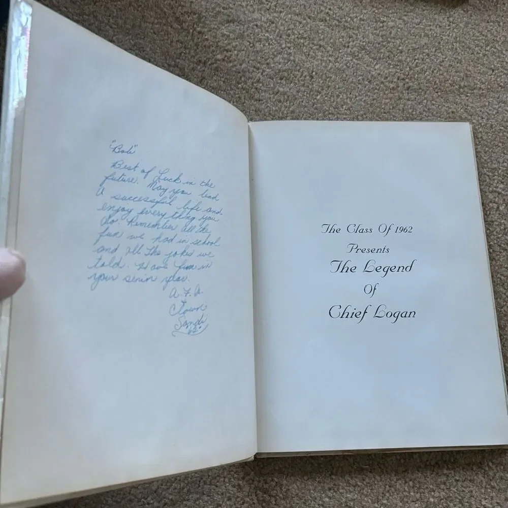 Chief Logan High School Highland Park PA The Legend 1962 Yearbook